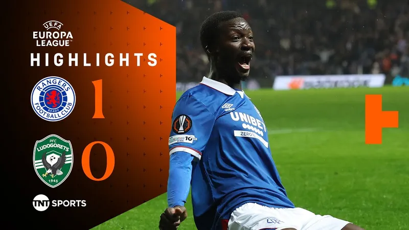 Rangers vs Ludogorets 1-0: Mohamed Diomande chớp thời cơ, sút cận thành ghi bàn duy nhất, chốt hạ 3 điểm quý giá