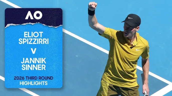 Eliot Spizzirri vs Jannik Sinner 6-4, 3-6, 4-6, 4-6: Hạ Spizzirri vất vả hơn dự kiến, Sinner đối đầu Luciano Darderi ở vòng 4