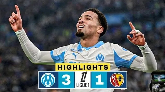 Marseille vs Lens 3-1: Gouiri ghi cú đúp, Nwaneri chốt hạ chiến thắng, Fofana ghi bàn danh dự, Lens lỡ cơ hội soán ngôi đầu PSG