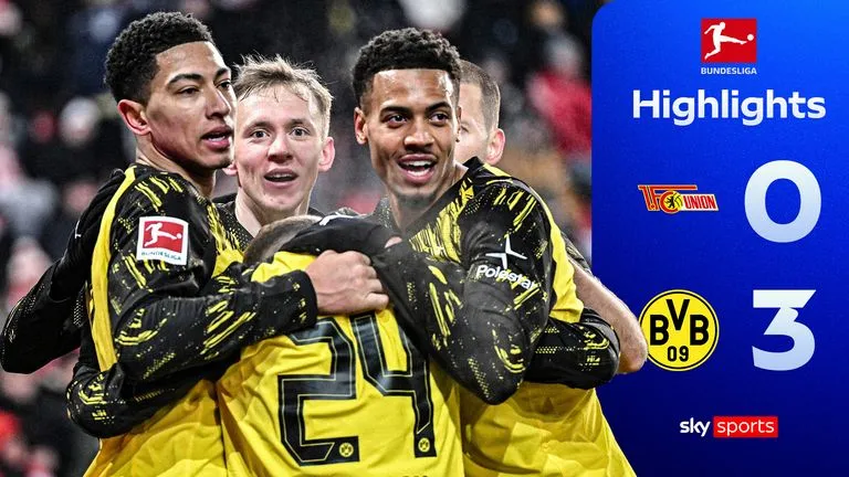 Union Berlin vs Borussia Dortmund 0-3: Emre Can mở bàn trên chấm penalty, Schlotterbeck, Beier củng cố ngôi nhì Bundesliga