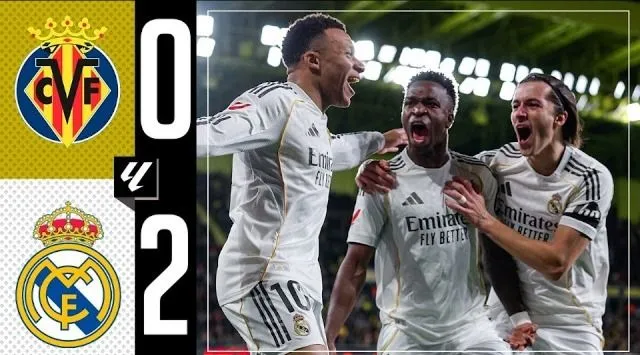 Villarreal vs Real Madrid 0-2: Mbappe xuất thần cú đúp đẹp mắt, Real tạm vượt mặt Barca giành ngôi đầu La Liga