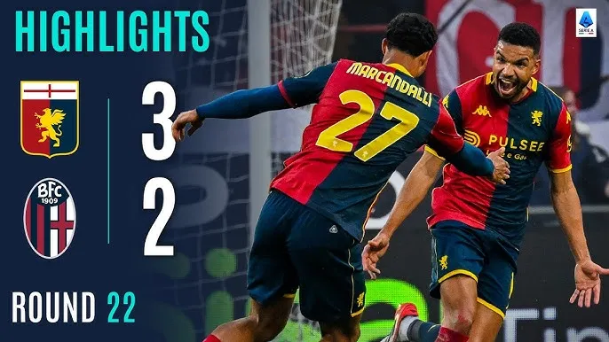 Genoa vs Bologna 3-2: Ferguson mở bàn, Otoa phản lưới nhà, Skorupski bị thẻ đỏ, Malinovskyi, Ekuban, Messias ngược dòng chiến thắng