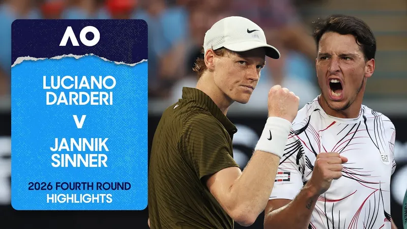 Luciano Darderi vs Jannik Sinner 1-6, 3-6, 6-7 (2-7): Thắng Darderi, Sinner gặp Ben Shelton ở tứ kết Australian Open 2025
