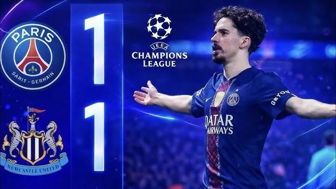 PSG vs Newcastle 1-1: Vitinha sớm tỏa sáng, Dan Burn chơp thời cơ, Willock gỡ hòa, PSG và Newcastle đều không lọt được vào top 8