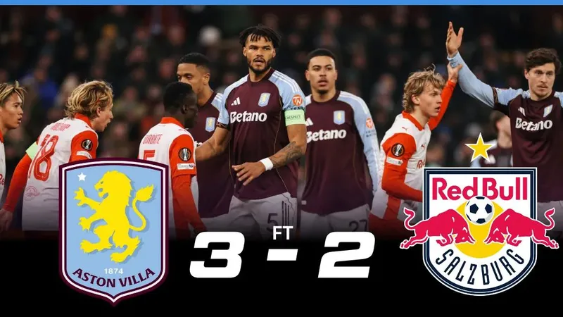 Aston Villa vs Salzburg 3-2: Konate, Moussa Yeo sớm dệt mộng, Rogers, Mings, Jimoh-Aloba ngược dòng, vào nhóm dẫn đầu Europa League