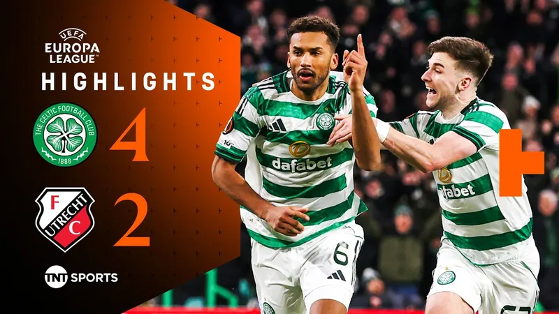 Celtic vs Utrecht 4-2: Benjamin Nygren sớm mở bàn, Nick Viergever phản lưới nhà, Arne Engels, Auston Trusty áp đảo thế trận, 