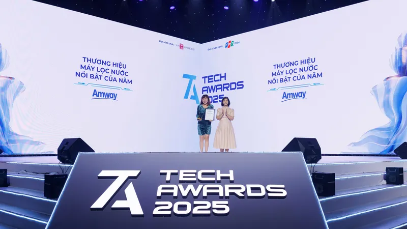 Amway lập cú “hattrick” với Thương hiệu máy lọc nước nổi bật của năm 