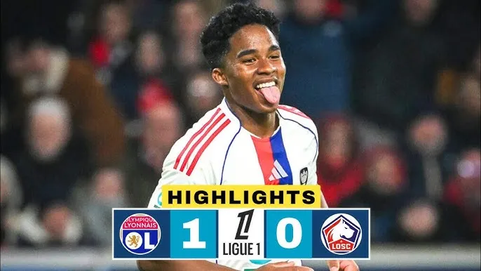 Lyon vs LOSC Lille 1-0: Ruben Kluivert đột phá dọn cỗ, Noah Nartey ghi bàn duy nhất, bỏ túi 3 điểm, Lyon vào tốp 4 Ligue 1