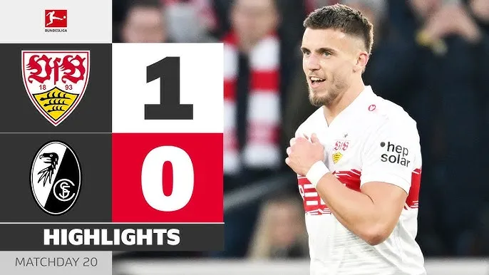 Stuttgart vs Freiburg 1-0: Deniz Undav căng ngang, Ermedin Demirovic sút góc xa đẹp mắt, ghi bàn phút 89, bỏ túi 3 điểm xứng đáng