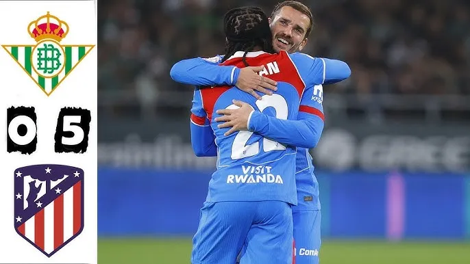 Real Betis vs Atletico Madrid 0-5: Hancko, Simeone, Lookman, Griezmann, Almada phá lưới, HLV Simeone theo chân Barca, Bilbao, Sociedad vào bán kết Copa del Rey