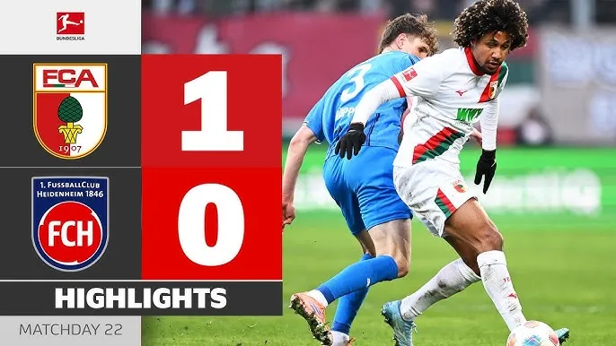 Augsburg vs Heidenheim 1-0: Claude Maurice ghi bàn duy nhất nhờ chấm penalty, bỏ túi 3 điểm gọn gàng