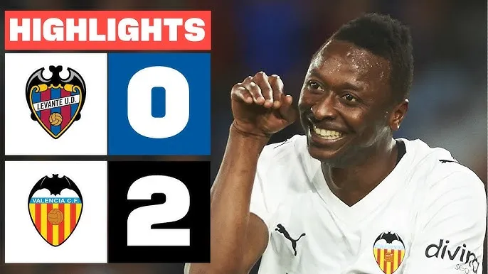 Levante vs Valencia 0-2: Tâm điểm hiệp 2, Largie Ramazani mở bàn, Umar Sadiq chốt hạ chiến thắng, Kervin Arriaga thẻ đỏ phút bù giờ