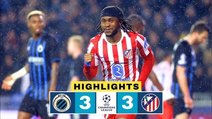 Club Brugge vs Atletico Madrid 3-3: Alvarez, Lookman lập công, Onyedika, Tresoldi ngược dòng, Ordonez phản lưới nhà, Tzolis kịp cứu thua