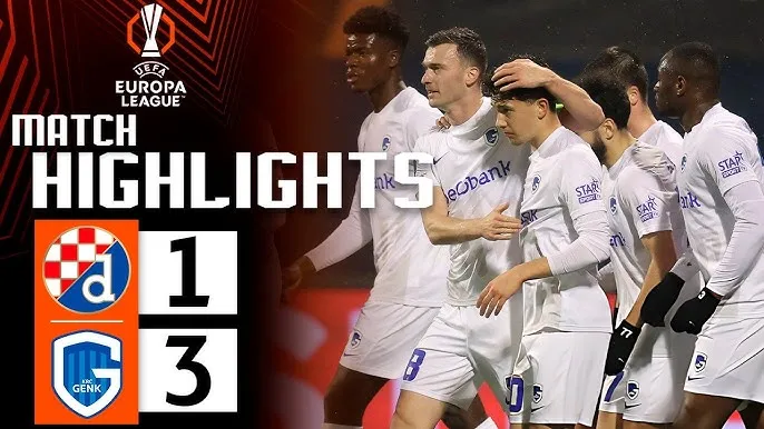 Dinamo Zagreb vs Genk 1-3: Bryan Heynen mở tỷ số, El Ouahdi tỏa sáng cú đúp, Drena Beljo lập công, hẹn lượt về ngày 27/2