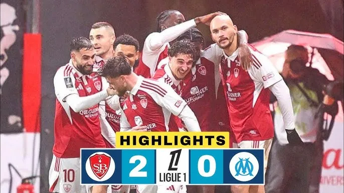Brest vs Marseille 2-0: Ludovic Ajorque xuất thần cú đúp, sớm chốt hạ cục diện, bất ngờ hạ Marseille 