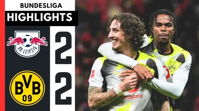 Leipzig vs Borussia Dortmund 2-2: Baumgartner sớm tỏa sáng cú đúp, Cardoso phản lưới nhà, Fabio Silva cứu thua, giúp Dortmund chia điểm 