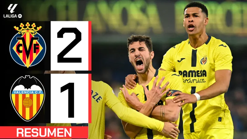 Villarreal vs Valencia 2-1: Largie Ramazani mở bàn nhờ chấm penalty, Santi Comesana gỡ hòa, Pape Gueye chốt hạ chiến thắng trên chấm 11m