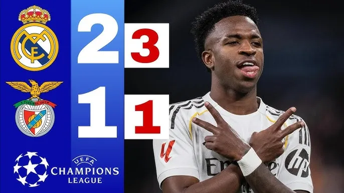 Real Madrid vs Benfica 2-1 (3-1): Rafa Silva khai bàn nhưng Tchouameni, Vinicius lập công, Real giành vé vào vòng 1/8 Champions League