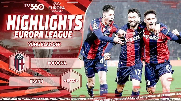 Bologna vs Brann 1-0 (2-0): Jacob Sorensen bị thẻ đỏ, Joao Mario ghi bàn duy nhất, dễ dàng giành vé đi tiếp vòng 1/8 Europa League