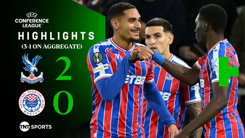 Crystal Palace vs Zrinjski 2-0 (3-1): Maxence Lacroix, Evann Guessand đua tài ghi bàn, Crystal Palace giành vé vòng 1/8 Europa Conference