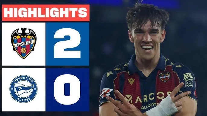 Levante vs Alaves 2-0: Victor Parada bị thẻ đỏ, Carlos Espi xuất thần cú đúp những phút cuối trận, Levante có 3 điểm quý giá, áp chót BXH La Liga