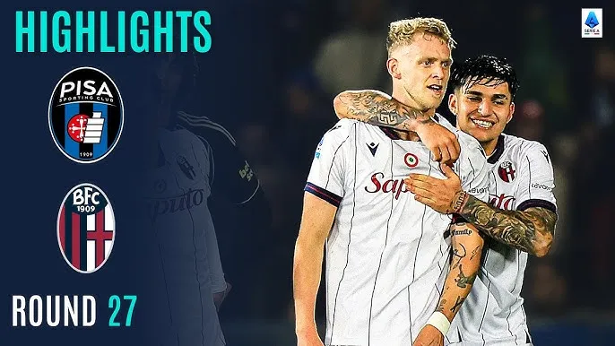 Pisa vs Bologna 0-1: Remo Freuler kiến tạo, Jens Odgaard kịp tỏa sáng phút 90, bỏ túi 3 điểm như ý