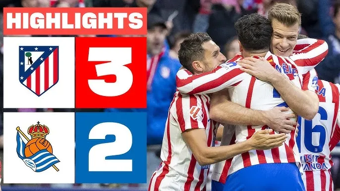 Atletico Madrid vs Real Sociedad 3-2: Sorloth sớm mở bàn, Soler, Oyarzabal lập công, Gonzalez tỏa sáng cú đúp giành gọn 3 điểm