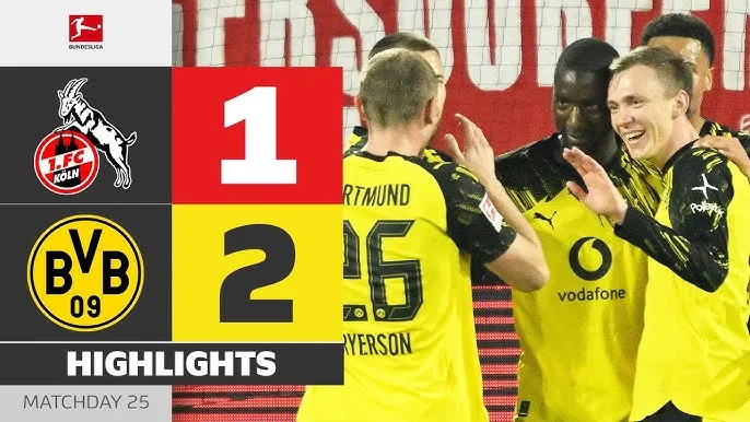 Cologne vs Borussia Dortmund 1-2: Guirassy lập công, Simpson-Pusey bị thẻ đỏ, Beier nhân đôi tỷ số, Kaminski không thể cứu thua 