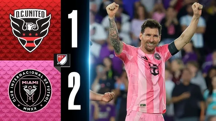 DC United vs Inter Miami 1-2: De Paul chớp thời cơ sút chéo góc đẹp mắt, Messi nhân đôi tỷ số, Miami tạm chiếm vị trí thứ 3 miền Đông