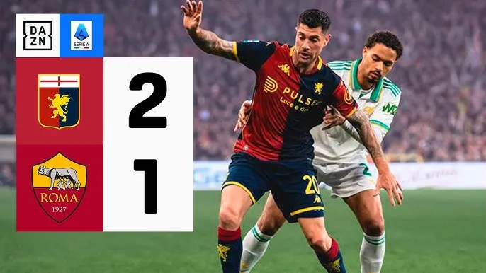 Genoa vs AS Roma 2-1: Junior Messias mở bàn nhờ penalty, Evan N'Dicka lập tức gỡ hòa, Vitinha chốt hạ chiến thắng