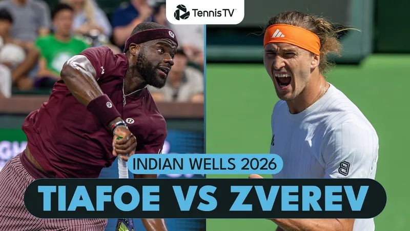 Alexander Zverev vs Frances Tiafoe 6-3, 6-4: Thắng Tiafoe sau 90 phút, Zverev đấu Arthur Fils ở tứ kết Indian Wells
