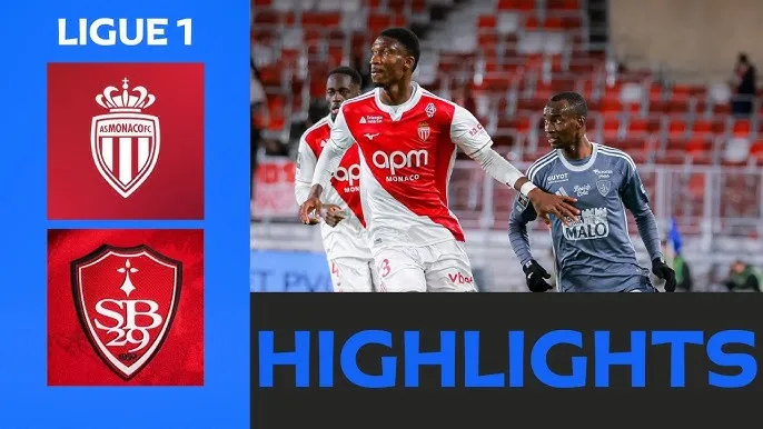 AS Monaco vs Brest 2-0: Folarin Balogun, Aleksandr Golovin đua tài ghi bàn, Monaco củng cố tốp 5, tiến sát tốp 4 của Lyon