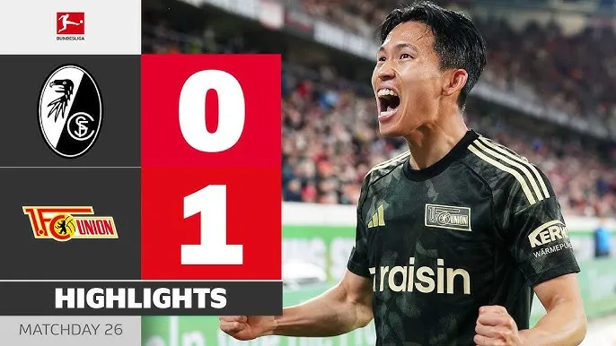 Freiburg vs Union Berlin 0-1: Stanley Nsoki kiến tạo, Jeong Woo-yeong kịp tỏa sáng phút bù giờ, Union Berlin tạm xếp thứ 9 BXH