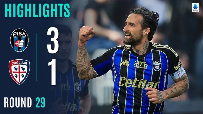 Pisa vs Cagliari 3-1: Moreo khai bàn nhờ penalty, Antonio Caracciolo tỏa sáng cú đúp, Rafiu Durosinmi, Adam Obert bị thẻ đỏ