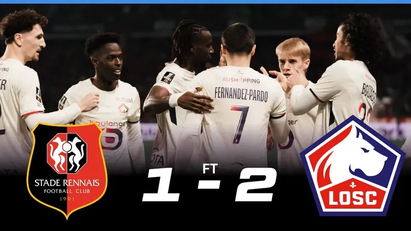 Rennes vs LOSC 1-2: Fernandez-Pardo mở bàn phút thứ 2, Hakon Haraldsson nhân đôi tỷ số, Esteban Lepaul lập công
