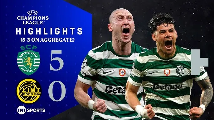Sporting Lisbon vs Bodo/Glimt 5-0 (5-3): Inacio, Goncalves, Suarez, Araujo, Nel ngược dòng khó tin, gặp Arsenal ở Tứ kết Champions League