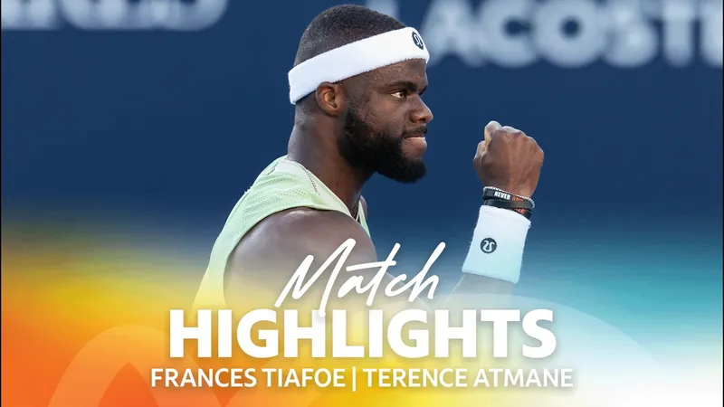 Terence Atmane vs Frances Tiafoe 4-6, 6-1, 4-6: Thắng Atmane, Tiafoe đối đầu hạt giống số 2 Jannik Sinner ở tứ kết Miami Open