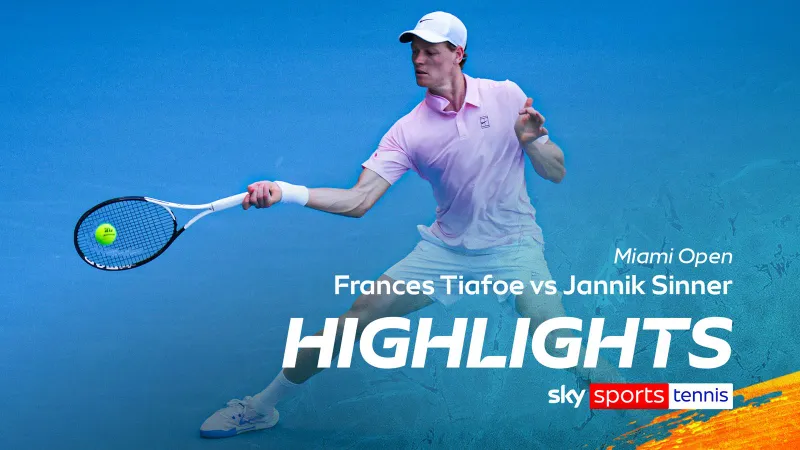 Frances Tiafoe vs Jannik Sinner 2-6, 2-6: Hạ Tiafoe sau 71 phút, Sinner chạm trán hạt giống số 3 Alexander Zverev ở bán kết Miami Open 2026