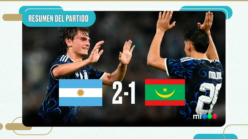 Giao hữu, Argentina vs Mauritania 2-1: Messi mờ nhạt, đàn em Enzo Fernandez, Nico Paz tỏa sáng, Jordan Lefort ghi bàn danh dự
