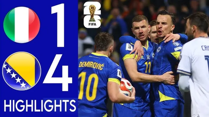 Bosnia-Herzegovina vs Italia 1-1 (pen 4-1): Thẻ đỏ cay đắng của Bastoni, Pio Esposito, Cristante hỏng penalty, Italia lại lỡ hẹn World Cup