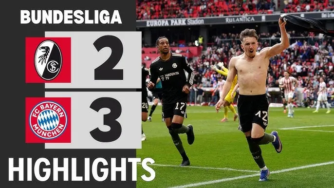 Freiburg vs Bayern Munich 2-3: Manzambi, Holer lập công, Bischof, Bischof, Karl ngược dòng đỉnh cao phút cuối, Bayern hơn Dortmund 9 điểm