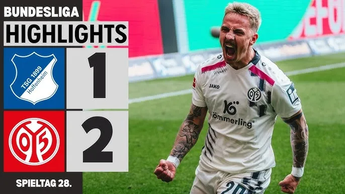 Hoffenheim vs Mainz 05 1-2: Fisnik Asllani lập công nhưng Phillip Tietz tỏa sáng cú đúp, Mainz 05 tạm xếp hạng 9 Bundesliga