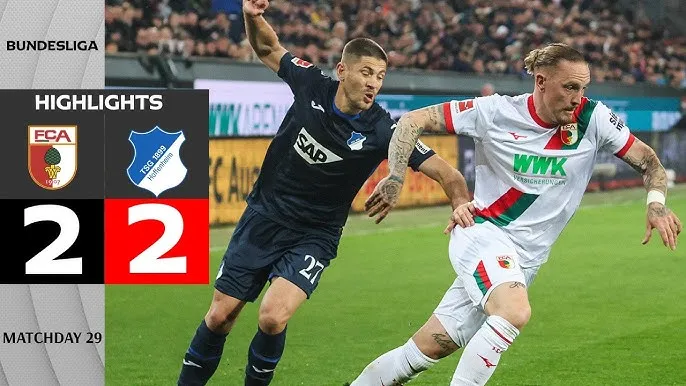 Augsburg vs Hoffenheim 2-2: Claude Maurice, Michael Gregoritsch lập công nhưng Robin Hranac, Bazoumana Toure ngược dòng chia điểm