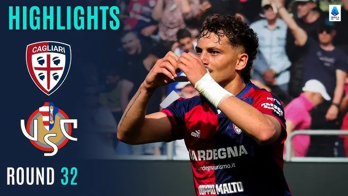 Cagliari vs Cremonese 1-0: Ze Pedro treo bóng kiến tạo, Sebastiano Esposito đánh đầu cận thành bỏ túi 3 điểm quý giá, rời xa tốp xuống hạng