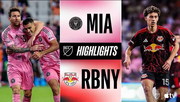 Inter Miami vs New York RB 2-2: Chia điểm kịch tính, Ruvalcaba mở bàn, Silvetti, Berterame ngược dòng, Mehmeti cứu thua, Messi kém duyên