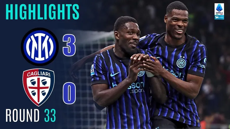 Inter Milan vs Cagliari 3-0: Bùng nổ hiệp 2, Thuram, Barella, Zielinski đua tài, Inter hơn Napoli 12 điểm, chót vót đỉnh Serie A