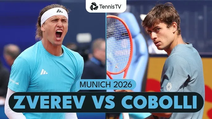 Alexander Zverev vs Flavio Cobolli 3-6, 3-6: Cobolli gây địa chấn biến Zverev thành cựu vương, đấu Ben Shelton ở chung kết Munich Open