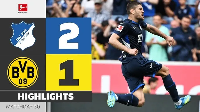 Hoffenheim vs Borussia Dortmund 2-1: Kramaric xuất thần cú đúp giành chiến thắng nhờ chấm penalty, Dortmund mất 3 điểm