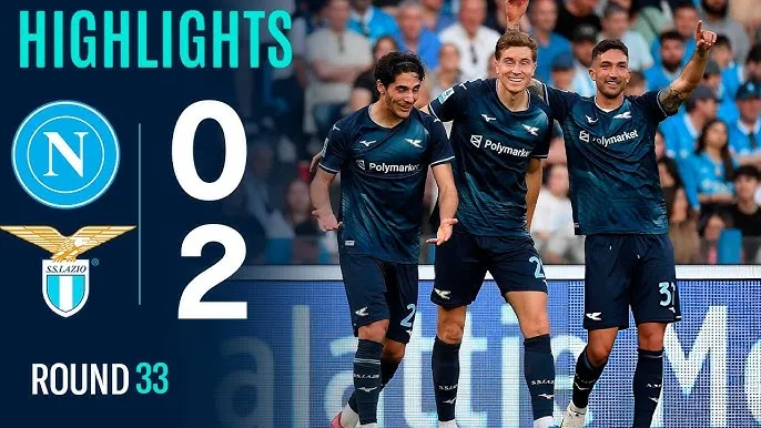 Napoli vs Lazio 0-2: Matteo Cancellieri, Toma Basic lập công, Napoli củng cố ngôi nhì Serie A, còn thua Inter 12 điểm