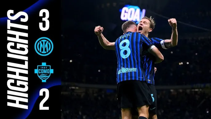 Inter Milan vs Como 3-2 (3-2): Baturina, Da Cunha áp đảo, Calhanoglu xuất thần cú đúp, Sucic giúp HLV Cristian Chivu gặp Atalanta hoặc Lazio ở chung kết Coppa Italia